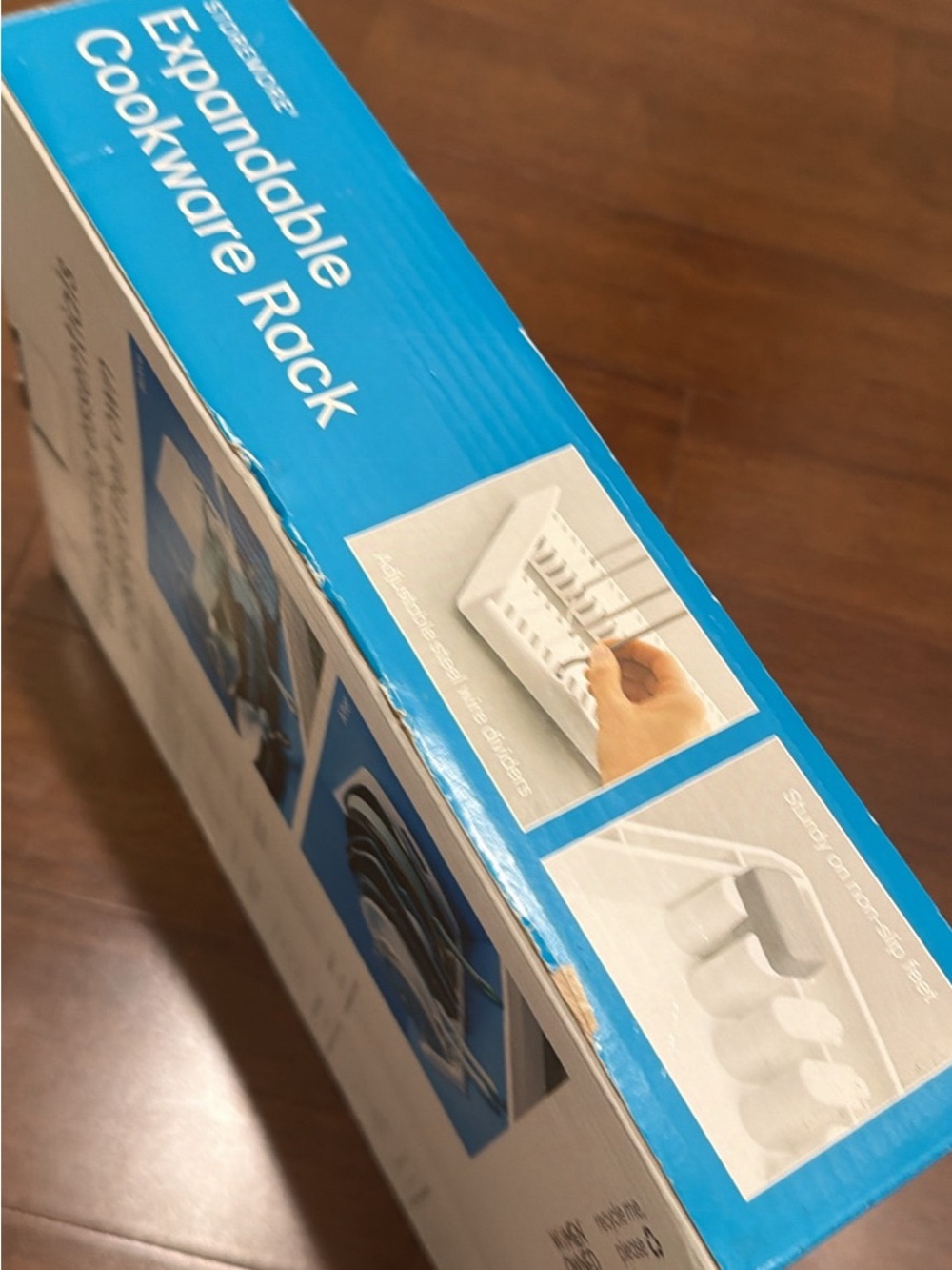 StoreMore Expandable Cookware Rack - White - Picture 9 of 10